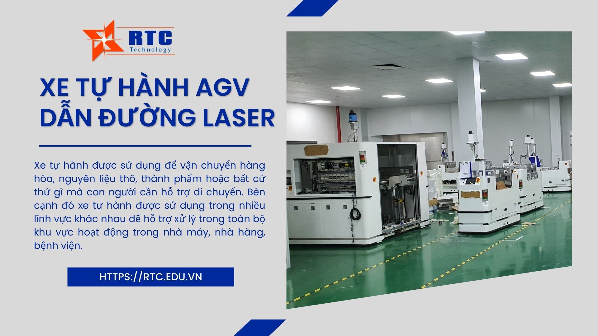 Xe tự hành AGV dẫn đường Laser là gì? Nguyên lý hoạt động và ứng dụng