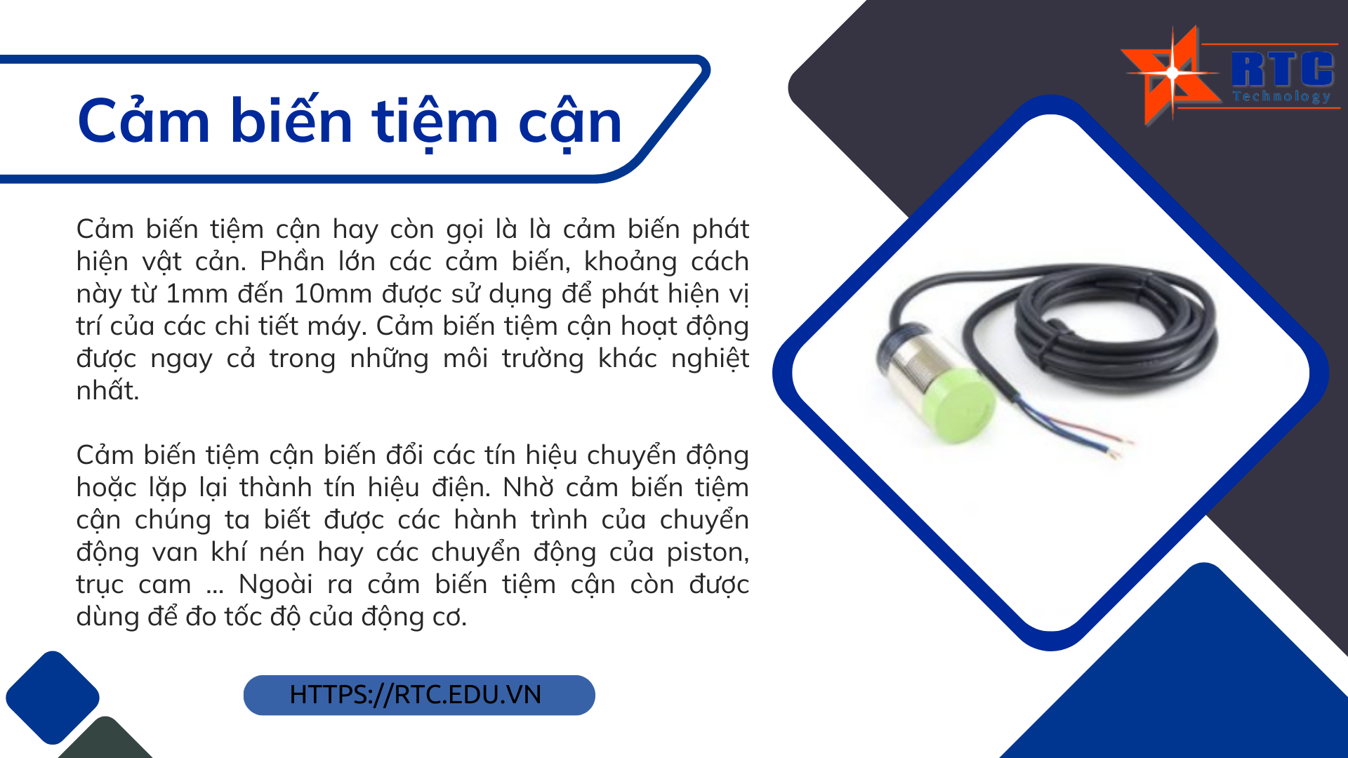 Cảm biến tiệm cận là gì? Nguyên lý hoạt động và ứng dụng