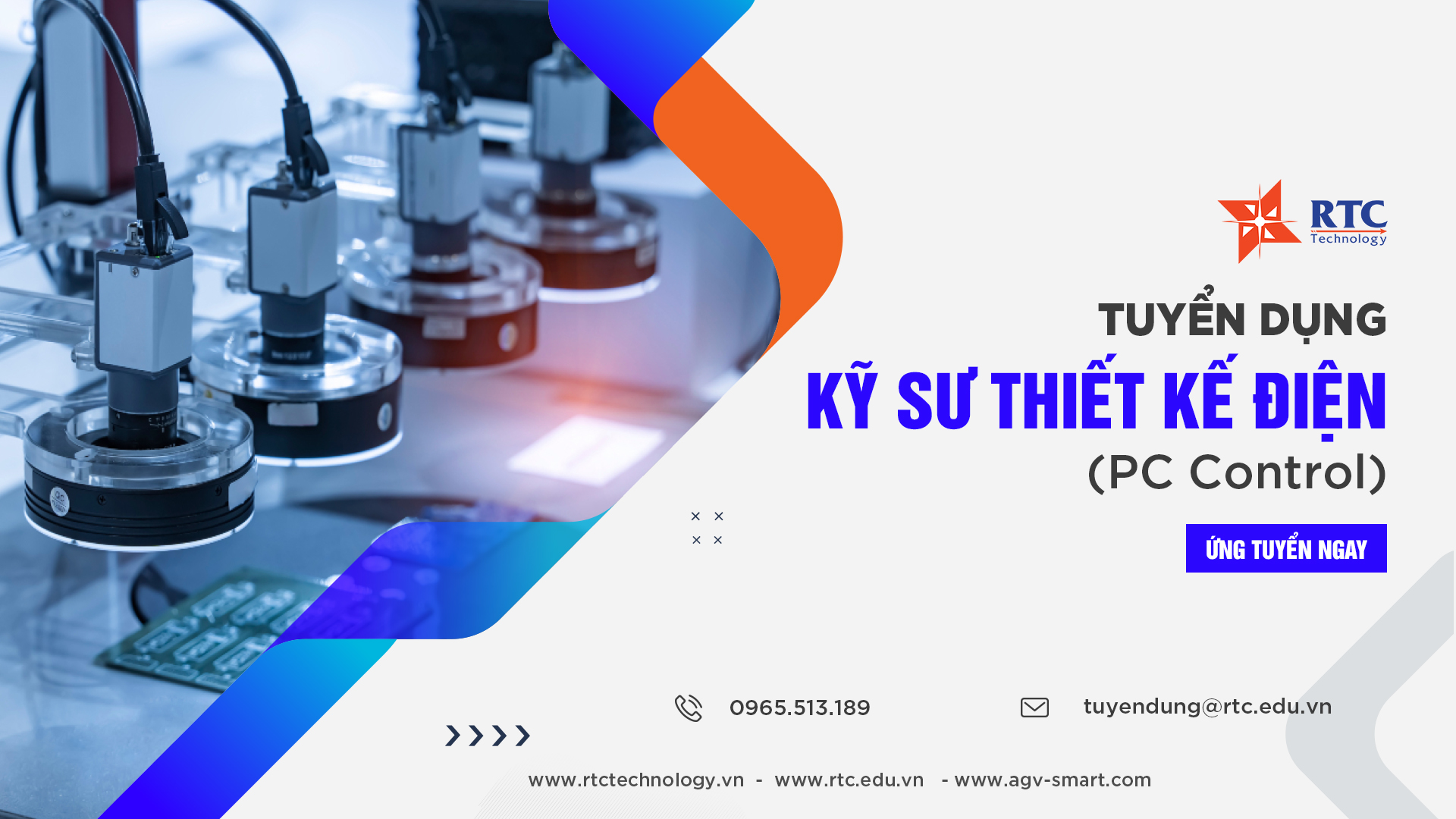 Tuyển dụng tháng 7 – Kỹ Sư Thiết Kế Điện AGV (PLC Control)