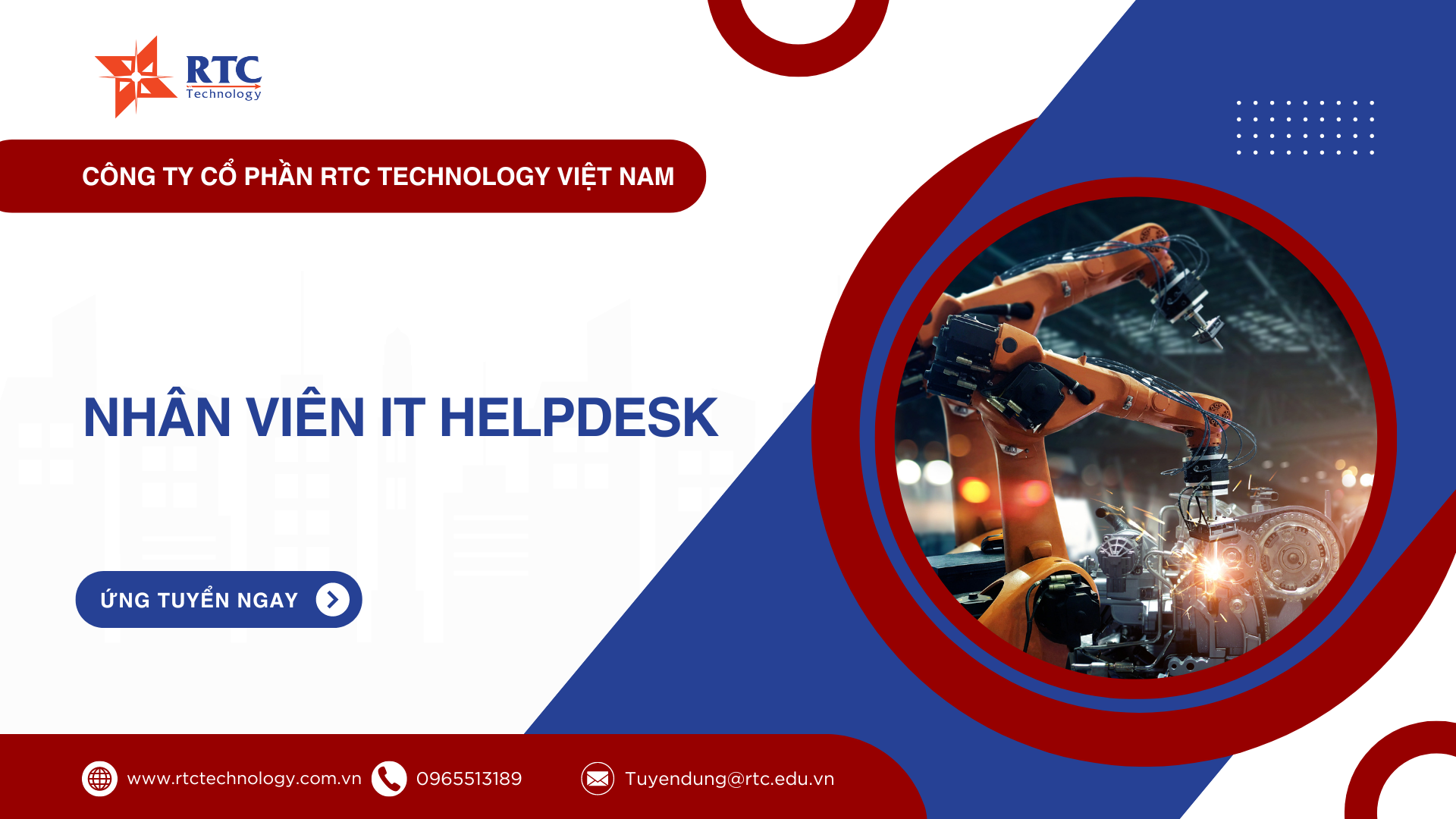 Tuyển dụng tháng 9 – Nhân Viên IT Helpdesk