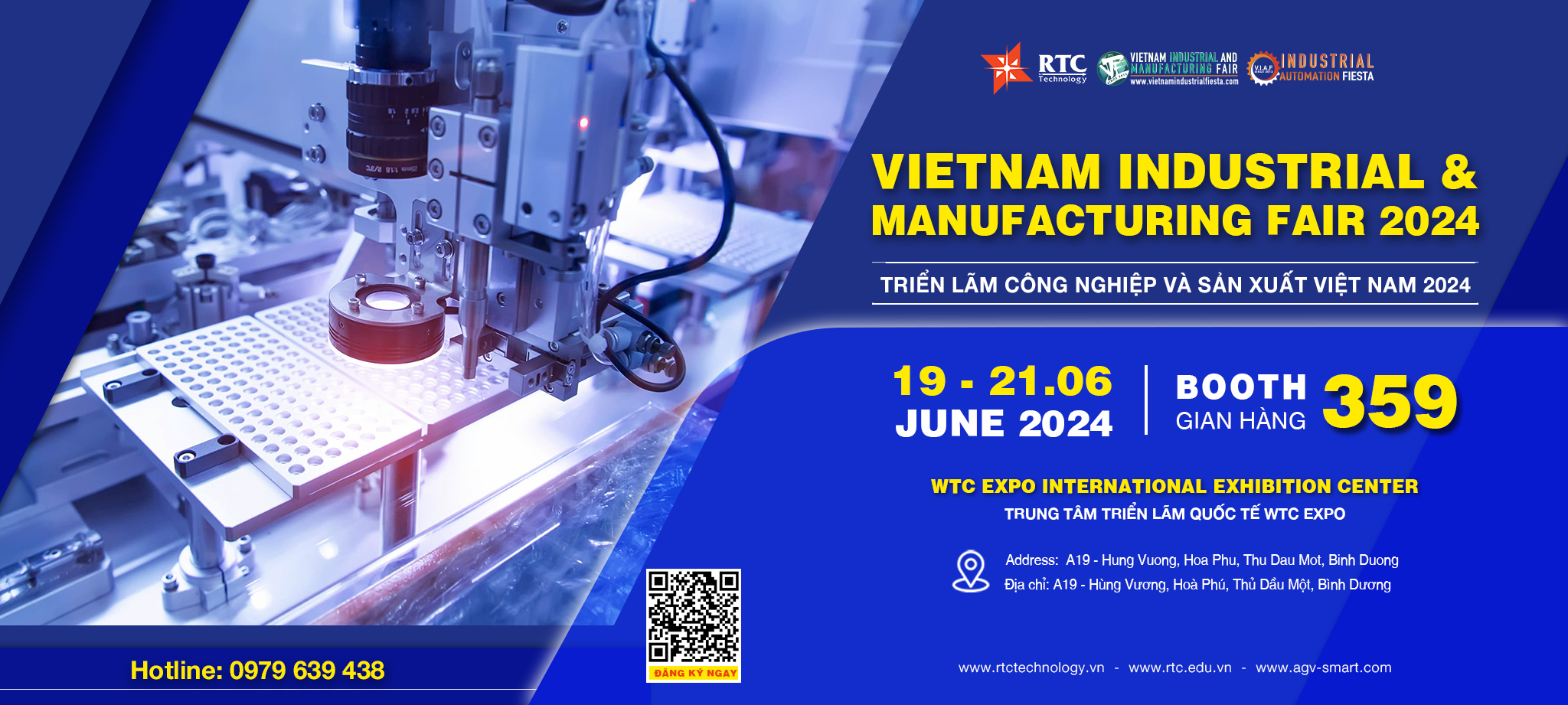 Thư mời tham dự triển lãm Vietnam Industrial & Manufacturing Fair (VIMF) Bình Dương 2024