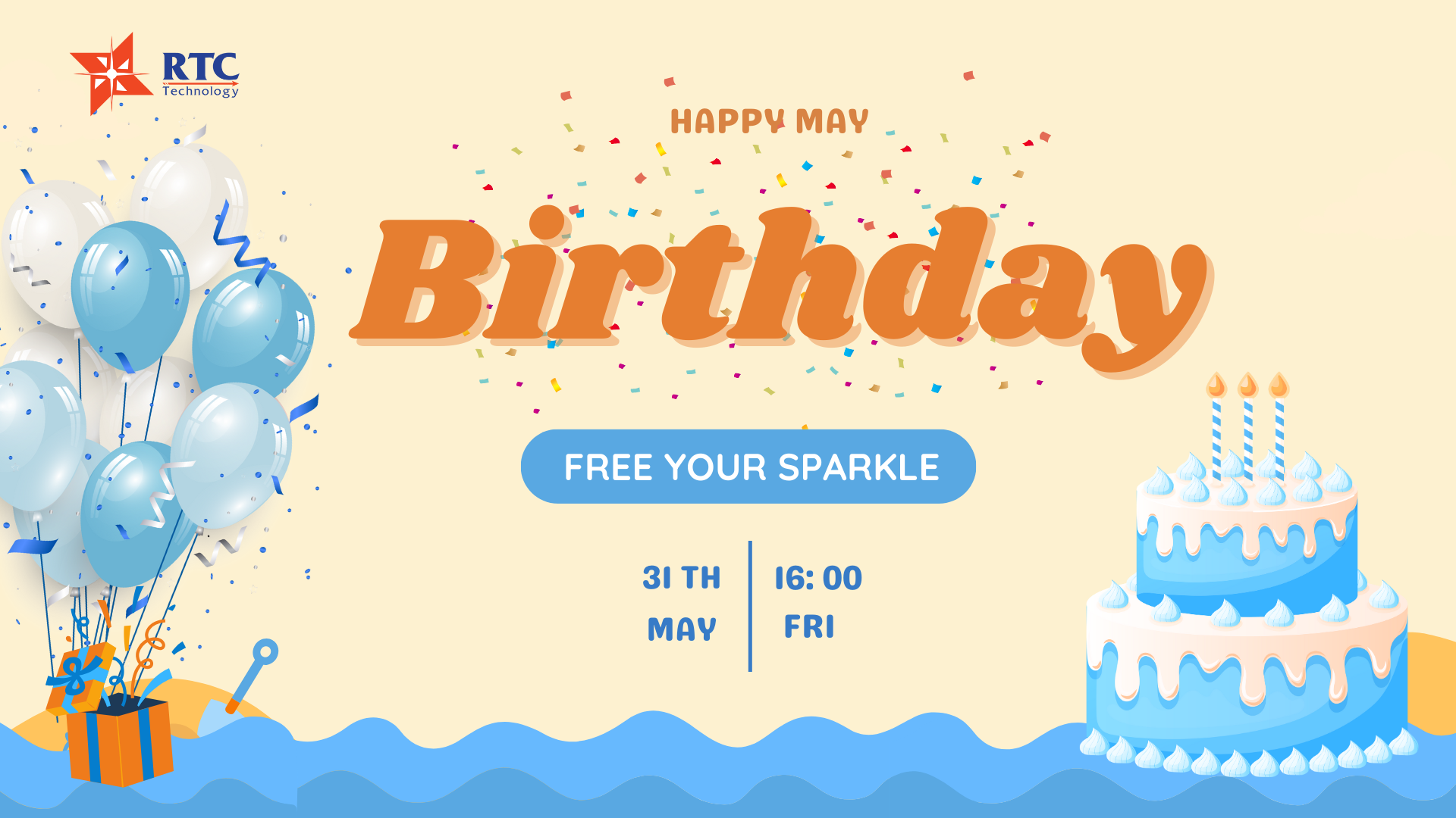 “Free Your Sparkle”:  May Birthday Party cùng RTC