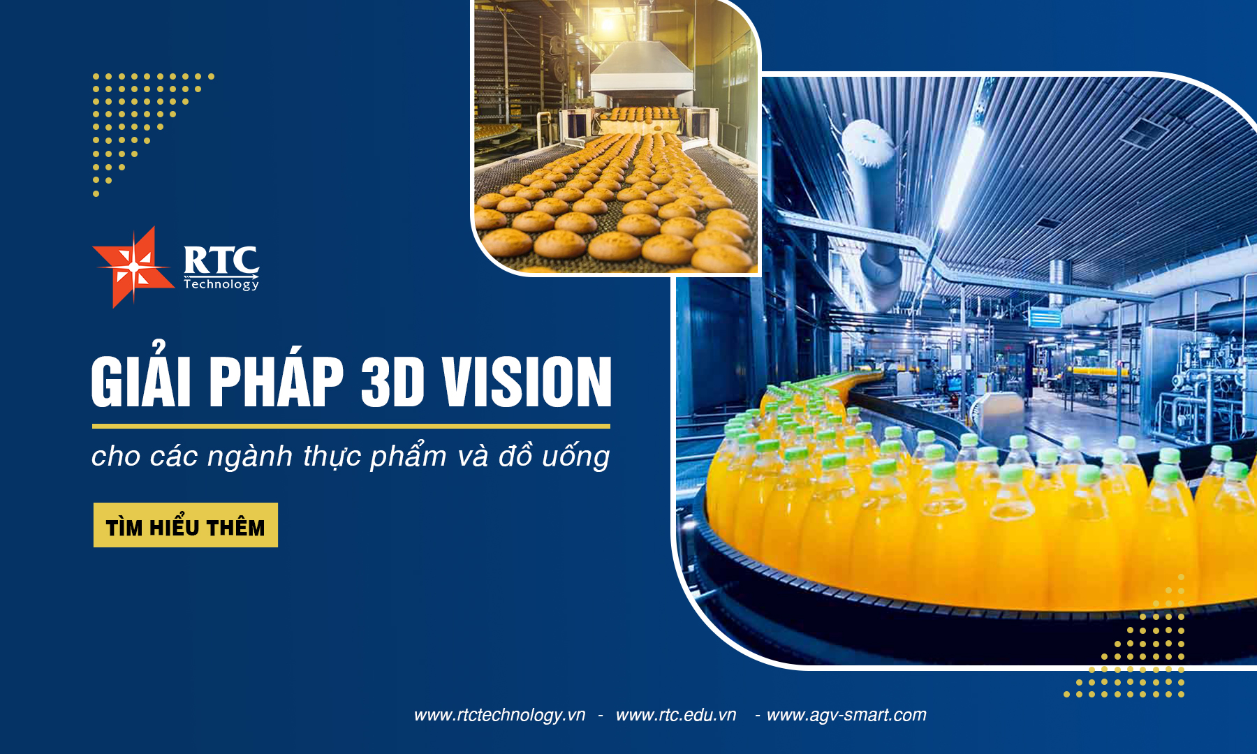 Giải pháp 3D Vision cho các ngành thực phẩm và đồ uống